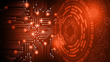 Siber devre gelecekteki teknoloji kavramı