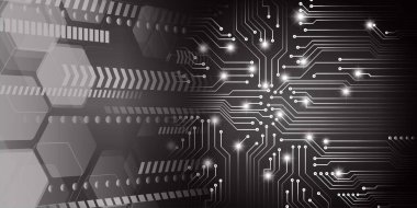 Siber devre gelecekteki teknoloji kavramı