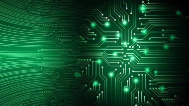 Siber devre gelecekteki teknoloji kavramı