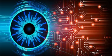 Siber devre gelecekteki teknoloji kavramı