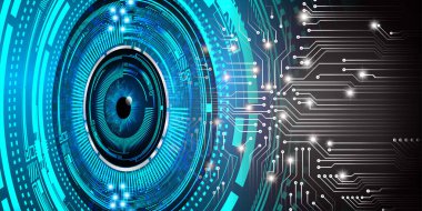 Siber devre gelecekteki teknoloji kavramı