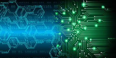 Siber devre gelecekteki teknoloji kavramı