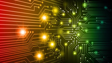 Siber devre gelecekteki teknoloji kavramı