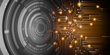 Siber devre gelecekteki teknoloji kavramı