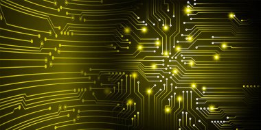 Siber devre gelecekteki teknoloji kavramı