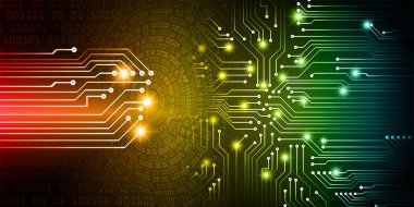 Siber devre gelecekteki teknoloji kavramı