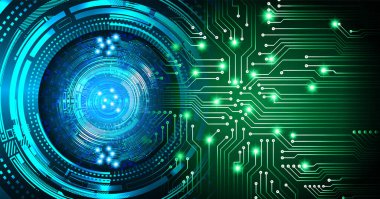 Siber devre gelecekteki teknoloji kavramı