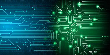 Siber devre gelecekteki teknoloji kavramı