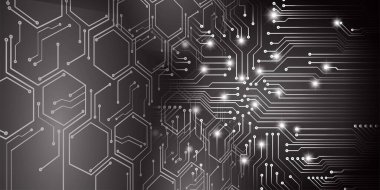 Siber devre gelecekteki teknoloji kavramı