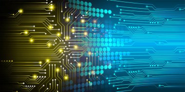 Siber devre gelecekteki teknoloji kavramı