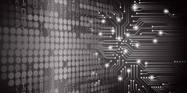 Siber devre gelecekteki teknoloji kavramı