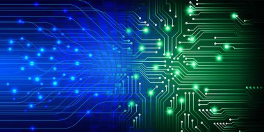 Siber devre gelecekteki teknoloji kavramı