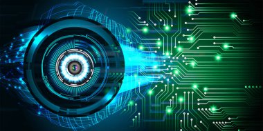 Siber devre gelecekteki teknoloji kavramı