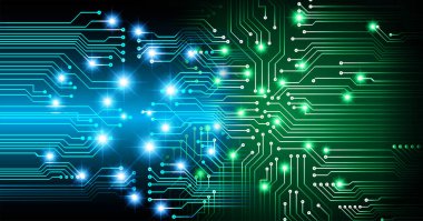 Siber devre gelecekteki teknoloji kavramı