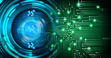 Siber devre gelecekteki teknoloji kavramı