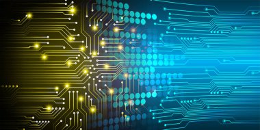 Siber devre gelecekteki teknoloji kavramı