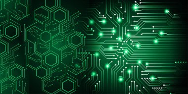 Siber devre gelecekteki teknoloji kavramı