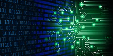 Siber devre gelecekteki teknoloji kavramı