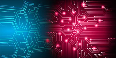 Siber devre gelecekteki teknoloji kavramı