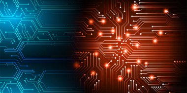 Siber devre gelecekteki teknoloji kavramı