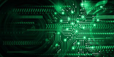 Siber devre gelecekteki teknoloji kavramı