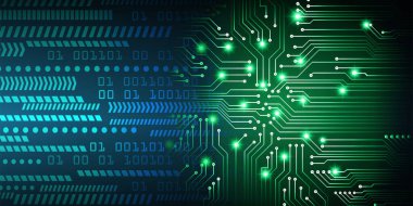 Siber devre gelecekteki teknoloji kavramı