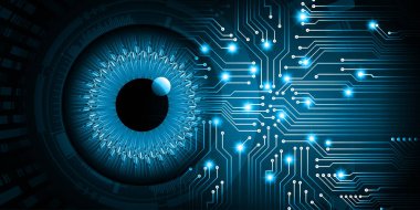 cyber security concept. abstract futuristic background. vector illustration.