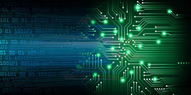 abstract blue and green digital background