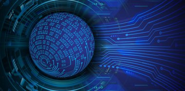 ikili kodlu soyut teknoloji arkaplanı