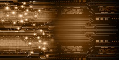 Siber devre gelecekteki teknoloji kavramı