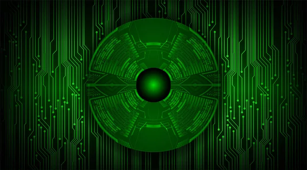 stock vector Cyber circuit future technology concept background in shape of cyber eye