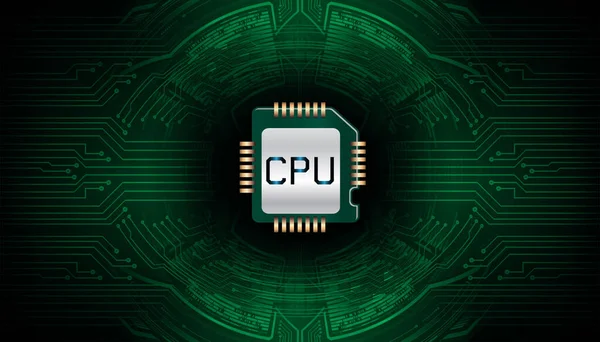 Cpu Cyber Circuit — Διανυσματικό Αρχείο