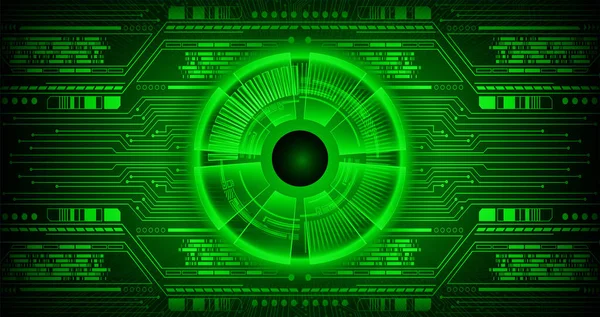 Технологія Кіберсхеми Майбутнє Концепції Кібероком — стоковий вектор