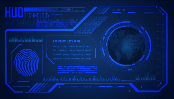 Cyber Circuit Future Technologie Concept Arrière Plan Avec Des Éléments — Image vectorielle