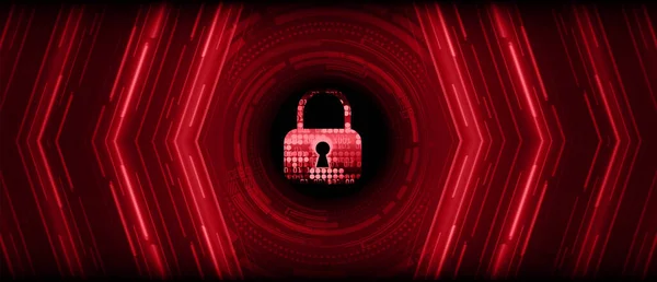 数字背景的闭锁 网络安全 — 图库矢量图片