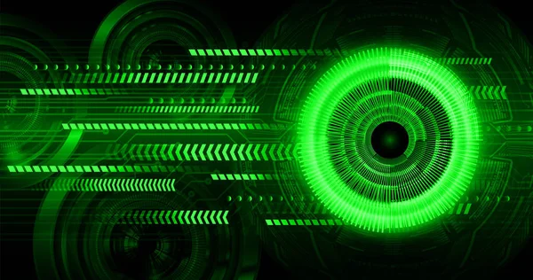 Stock vector Cyber circuit future technology concept background with cyber eye