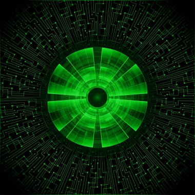 soyut teknoloji arkaplanı, vektör illüstrasyonu