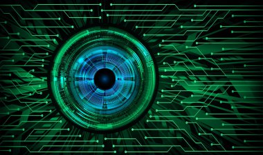 Siber devre gelecekteki teknoloji kavramı