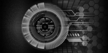 Siber devre gelecekteki teknoloji kavramı