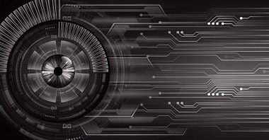 Siber devre gelecekteki teknoloji kavramı