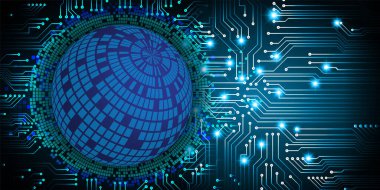 Siber devre gelecekteki teknoloji kavramı