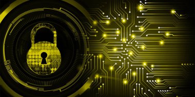 Siber dolabın arka planı, dijital güvenlik kavramı