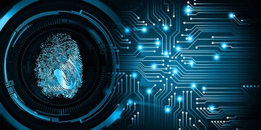 soyut ikili kod ve kilit ile siber güvenlik teknolojisi kavramı