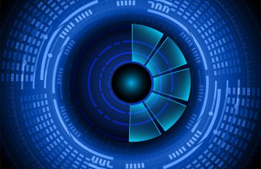 dijital teknoloji arka planı. Siber uzay verileri