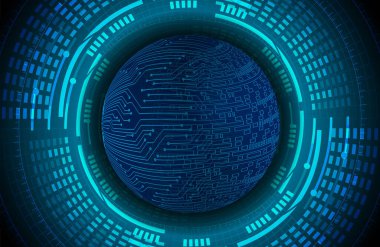 dijital teknoloji arka planı. Siber uzay verileri