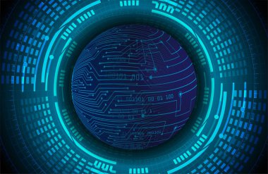 dijital teknoloji arka planı. Ağ düğmesinin çizimi 