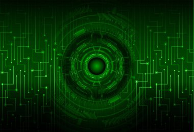 Siber devre gelecekteki teknoloji kavramı.