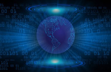 Soyut gelecek teknolojisi arka planı, vektör illüstrasyonu