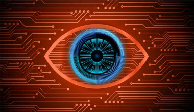 Siber devre gelecekteki teknoloji kavramı