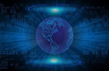 ikili kodlu dünya haritası